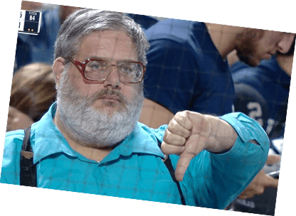 Thumbs down